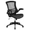 Flash Furniture Black Desk, Chair, Cabinet Set BLN-CLIFAPX5L-BK-GG - alternate 6